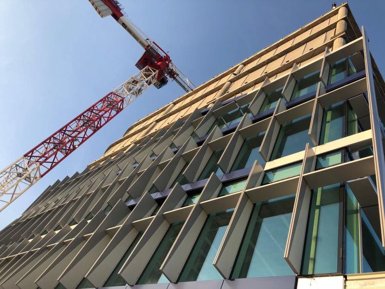 Edificio in costruzione a Milano Santa Giulia 