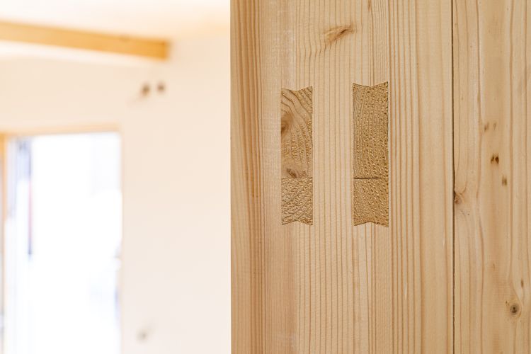 Sistema costruttivo holzius per la casa in legno di Bayreuth in Baviera
