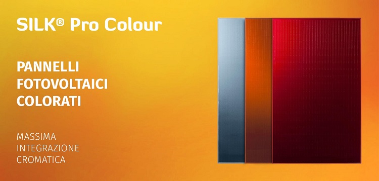 SILK® Pro Colour: moduli fotovoltaici colorati