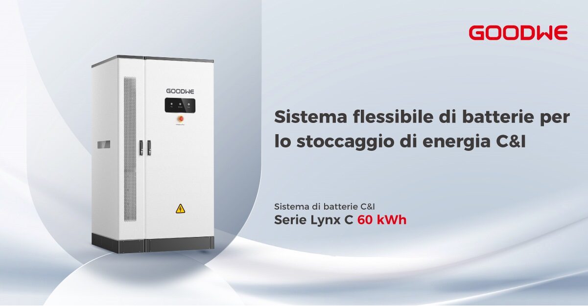 GoodWe, sistema di batterie C&I Lynx C 60kWh