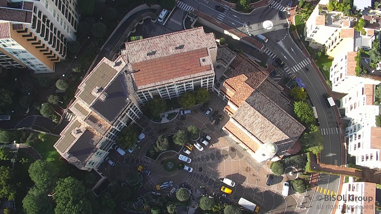 Caserma dei vigili del fuoco al centro del Principato di Monaco