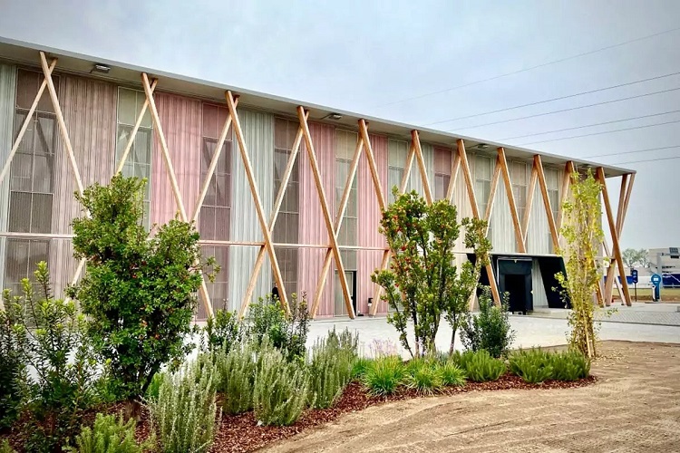 Dettaglio della Vertical farm di Cavenago