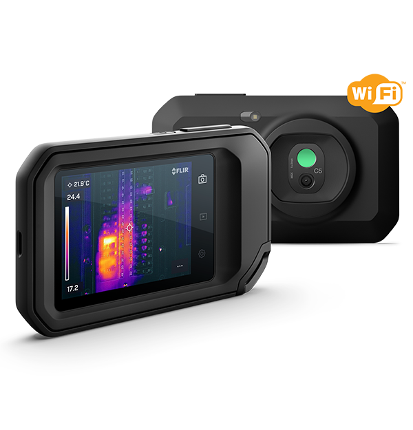 C5 di Teledyne FLIR è una robusta termocamera tascabile