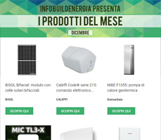 Infobuildenergia consiglia… Dicembre 2021