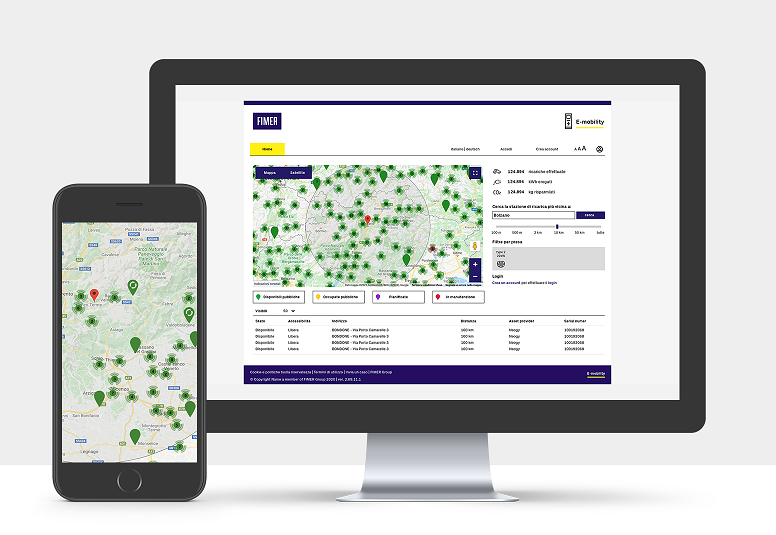 Controlla e gestisci le stazioni di ricarica con FIMER E-Mobility