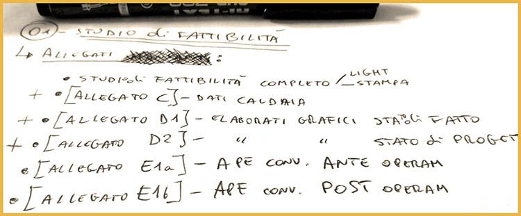 Studio di fattibilità superbonus documenti checklist