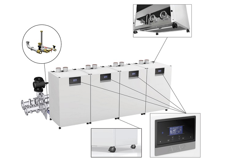 ATAG Modulo XLF Easy in linea: modulo termico compatto