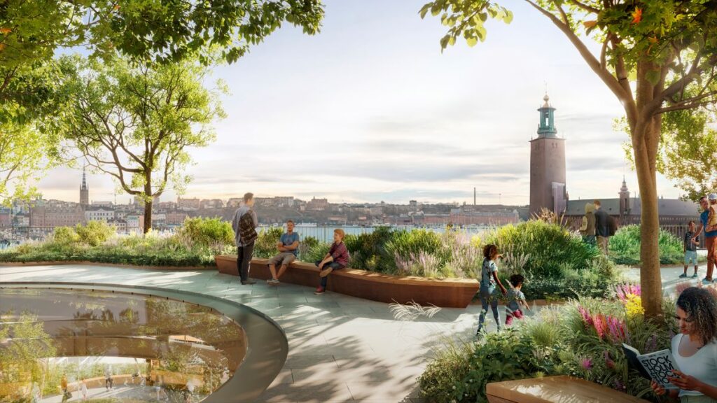 Un nuovo quartiere sostenibile intorno alla stazione di Stoccolma