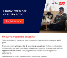 Registrati ai nuovi webinar SolarEdge di inizio anno 7