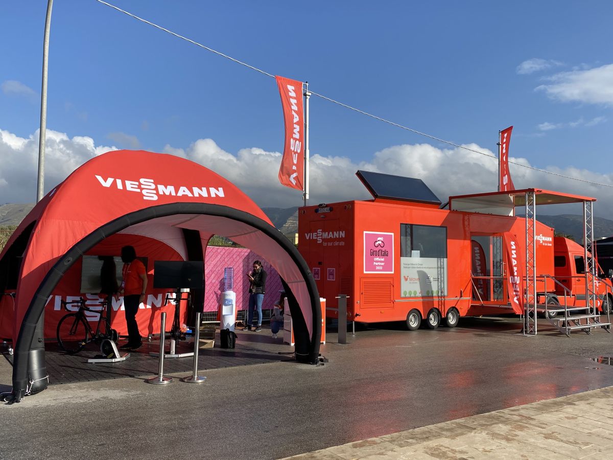 Viessmann partner del giro d'Italia nel 2023