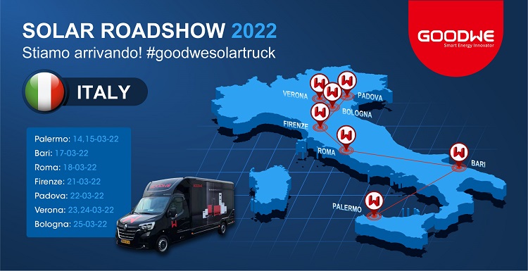 Il tour di GoodWe riparte dall’Italia per un viaggio intenso all'insegna della qualità