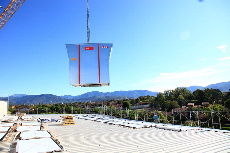 Installazione di Hoval RoofVent