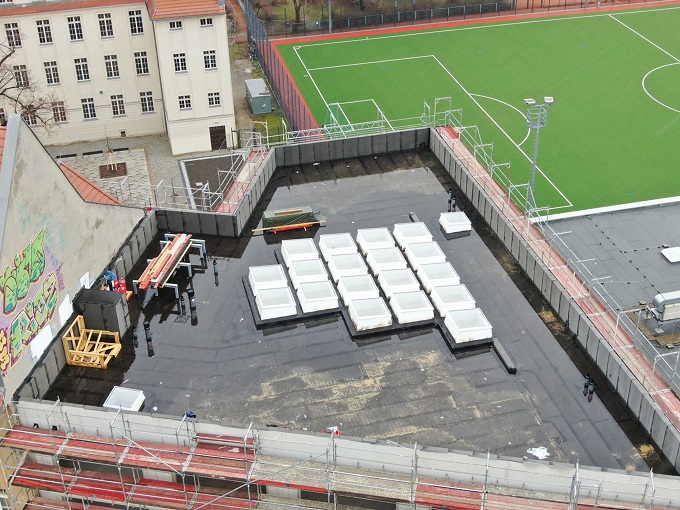 Riqualificazione edificio scolastico con sistemi liquidi