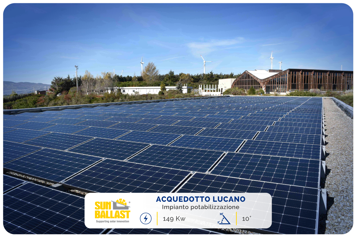 Zavorre Sun Ballast per un grande impianto fotovoltaico in Basilicata