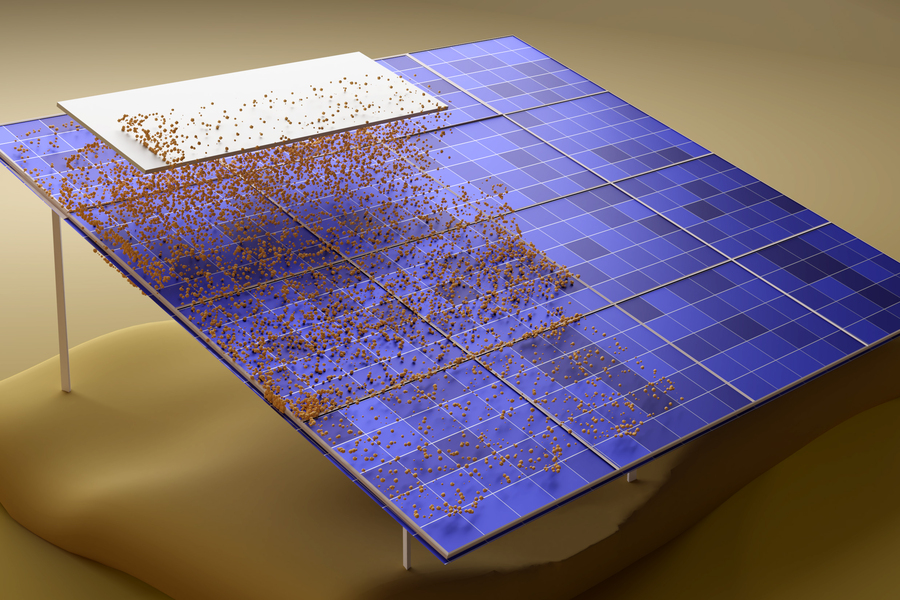 Dal MIT un sistema di pulizia dei pannelli fotovoltaici senz'acqua