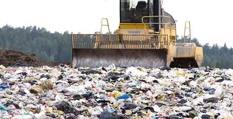 Smaltimento dei rifiuti in discarica