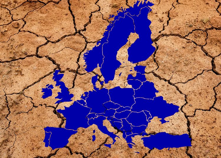Siccità in Europa: l’allarme suona su metà continente
