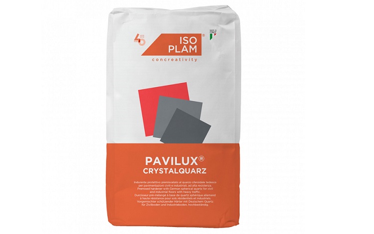 I pavimenti in Pavilux Crystalquarz di Isoplam