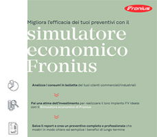 Simulatore economico Fronius per progetti FV 20