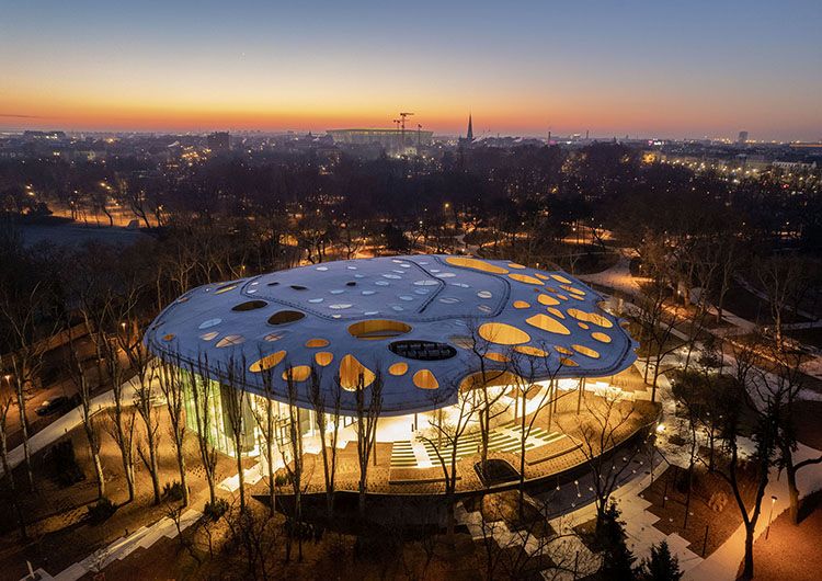 Casa della Musica a Budapest: la foresta musicale di Sou Fujimoto