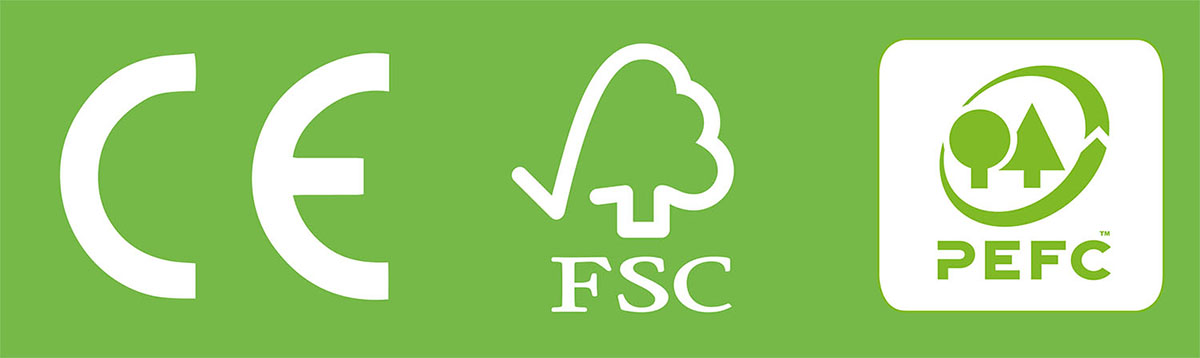 Le certificazioni legno C E FSC PEFC