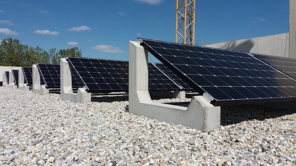 Sistema Standard: zavorre per impianti fotovoltaici