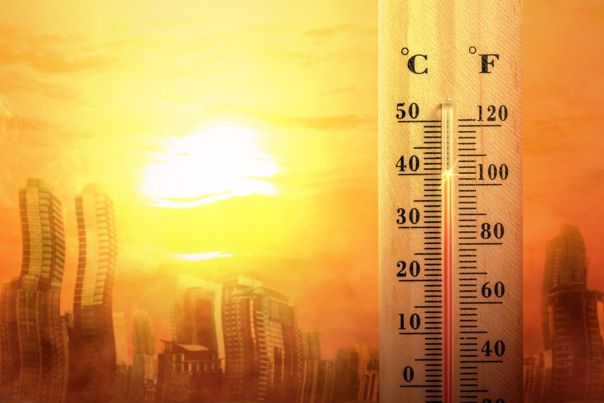 In Italia la temperatura media aumenterà tra gli uno e i cinque gradi centigradi entro il 2100.
