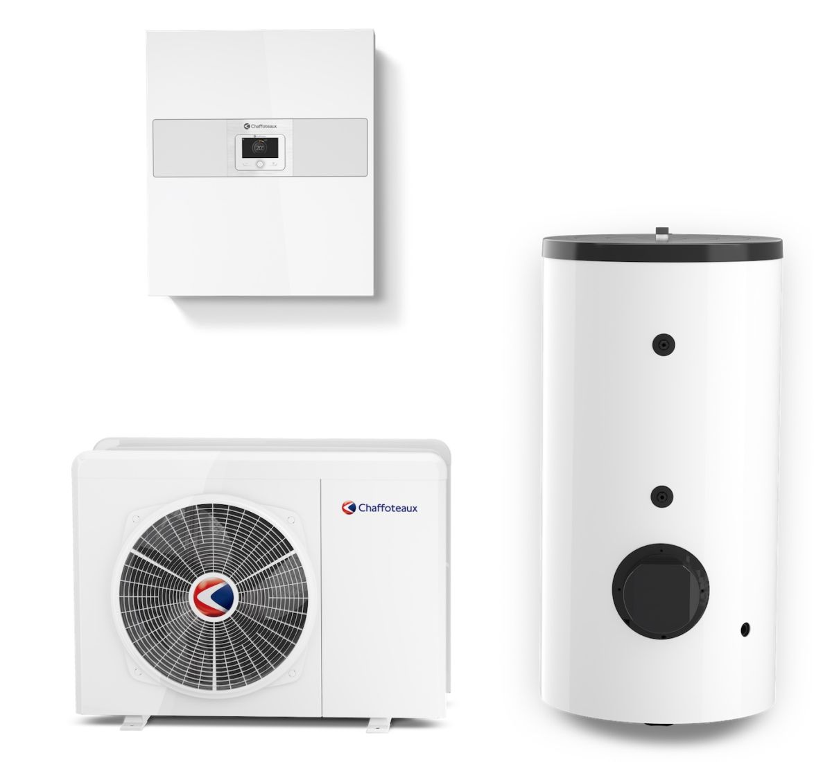 ARIANEXT M FLEX IN LINK R32 pompa di calore di Chaffoteaux per riscaldamento, raffrescamento e produzione di Acqua calda sanitaria