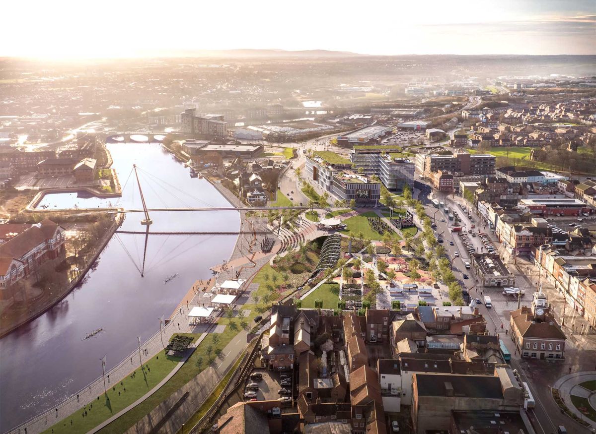 Stockton Urban Park, progetto di rigenerazione urbana a Stockton-on-Tees (UK)