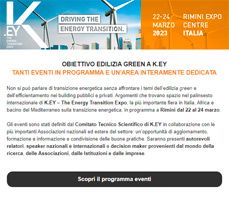 Obiettivo edilizia green: ne parliamo a K.EY!