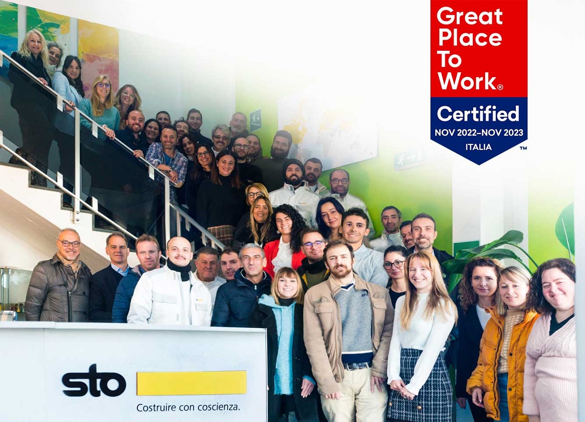 Sto Italia ottiene la certificazione Great Place to Work