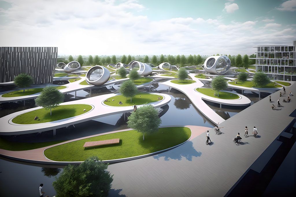 Floating City, una città galleggiante con quartieri interconnessi e spazi condivisi