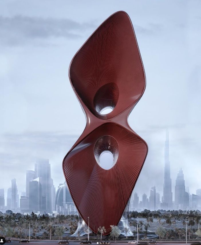 A Dubai 25 torri dalla forma curva raccolgono polvere e puliscono l’aria