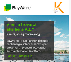 BayWa r.e. ti aspetta a K.EY, Rimini 22-24 marzo al Pad D1 Stand 160! 5