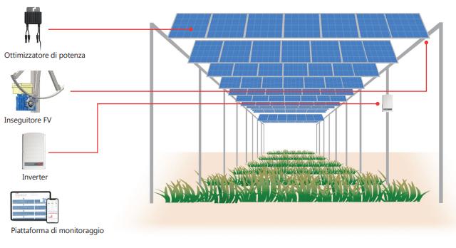 La soluzione Solaredge per l'agrivoltaico