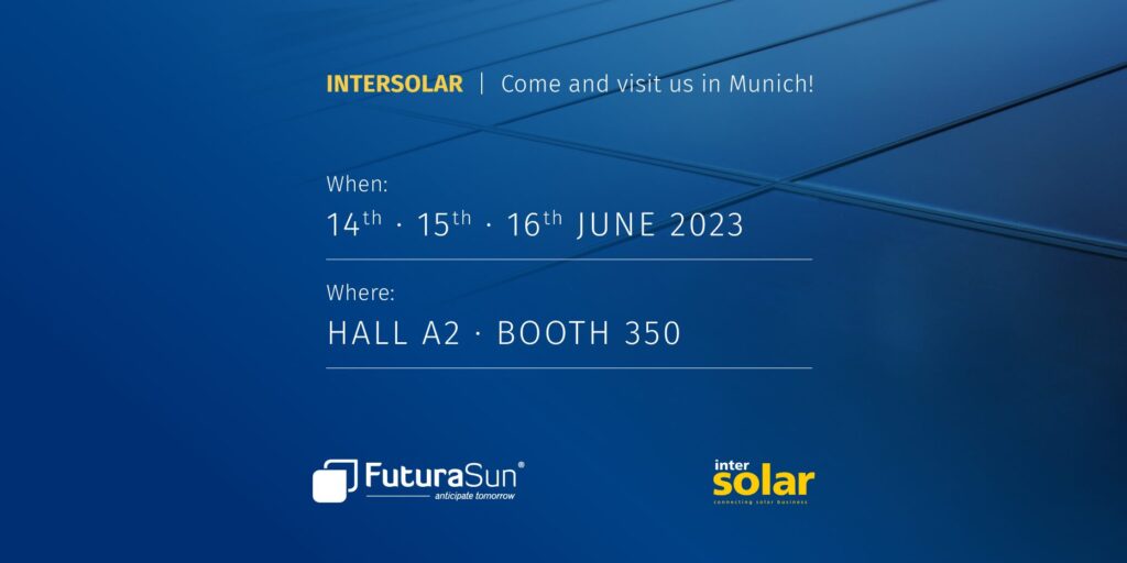FuturaSun porta l’innovazione a Intersolar 2023