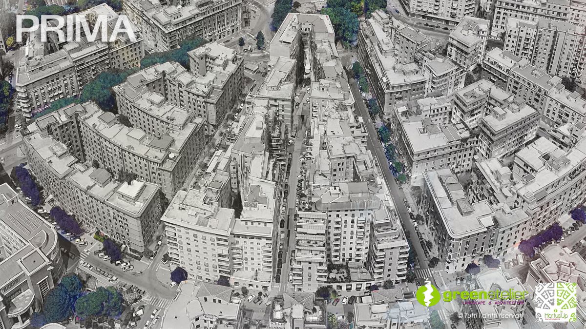 Progetto HortusUp©, tetti verdi a Roma. Prima e dopo l'intervento