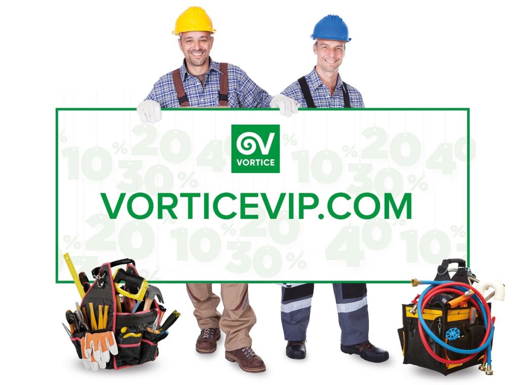 Club VORTICEVIP, il portale esclusivo per installatori professionali
