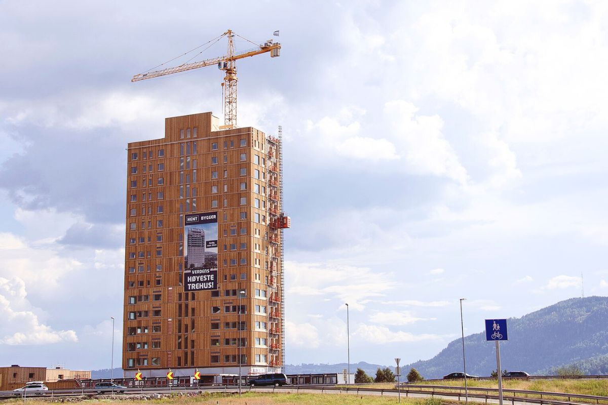 Bioedilizia, Mjøsa Tower in Norvegia