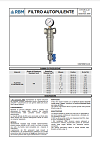 Scheda tecnica filtro autopulente