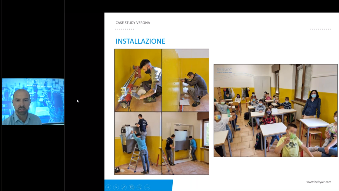 Installazione VMC Helty in una scuola elementare nel veronese