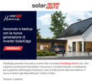 Webinar: Accumulo e backup con la nuova generazione di inverter SolarEdge