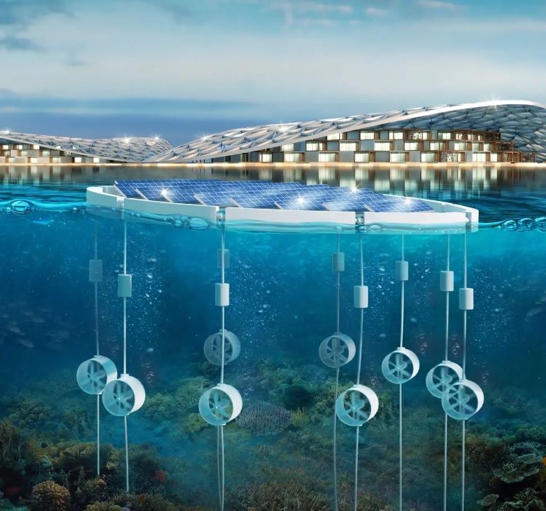 Dubai Reefs, laboratorio galleggiante alimentato da fonti rinnovabili