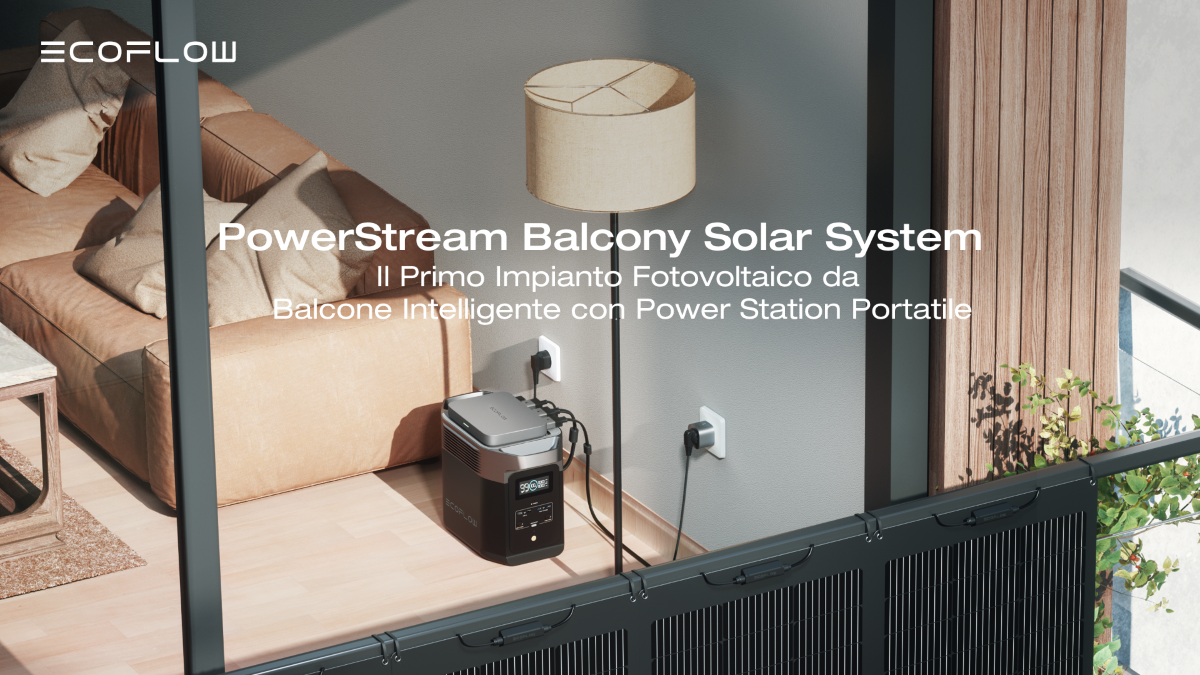 L’impianto fotovoltaico da balcone di EcoFlow 