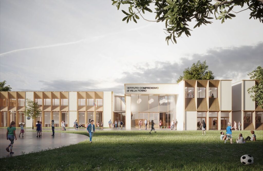 Il nuovo istituto scolastico di Villa Ferro a Fidenza firmati dallo studio Vittorio Grassi Architects di Milano