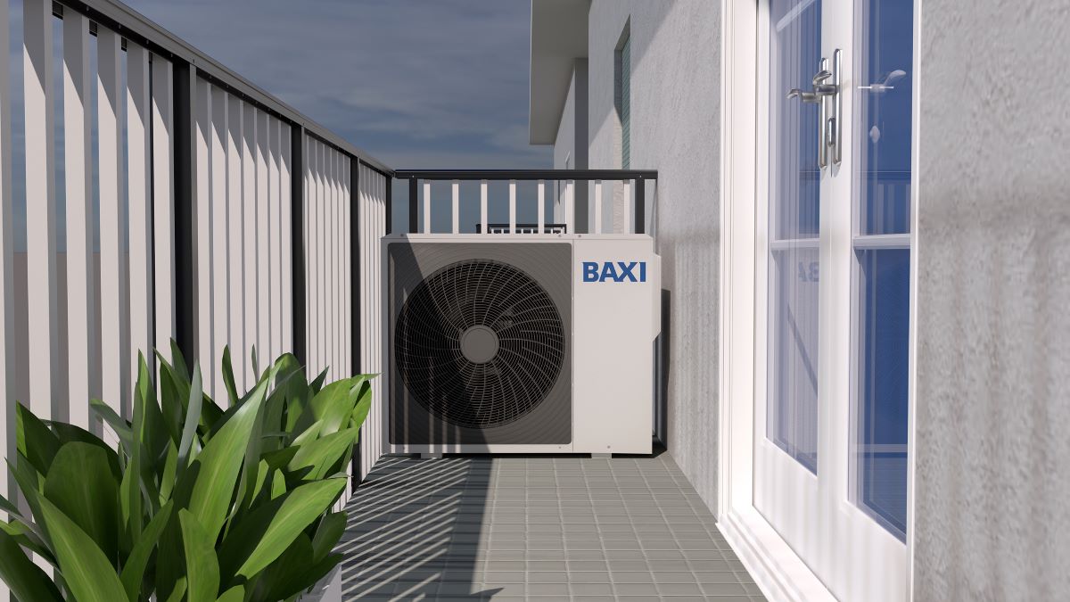 pompe di calore aria-acqua monoblocco inverter Auriga di Baxi