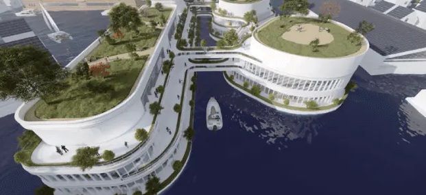 The Autonomous Floating Architecture di Dogen City: la smart city galleggiante autosufficiente