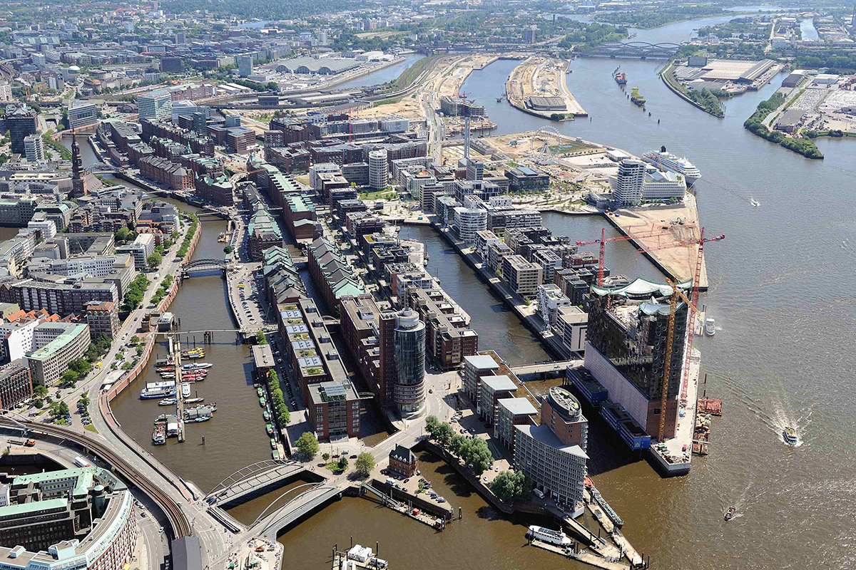 Progetto HafenCity ad Hamburg