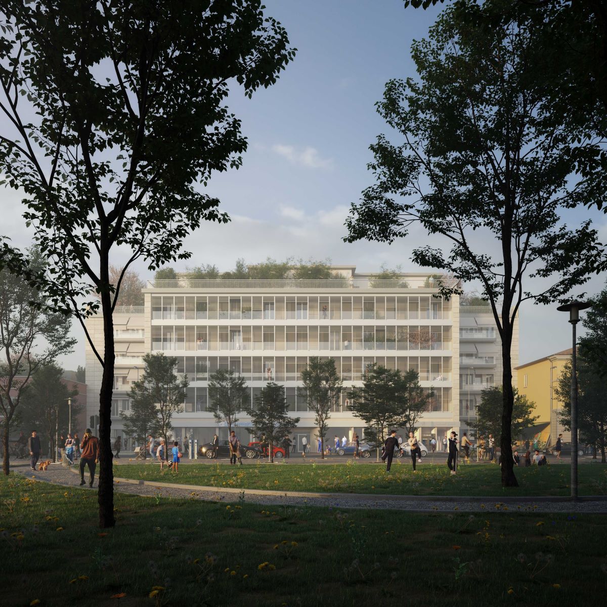 Riqualificazione architettonica ed energetica edificio condominiale a Brescia di GreenLab