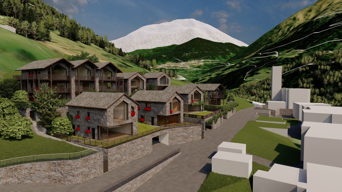 Green Village a Ponte di Legno: un villaggio di case che produce più energia di quella che consuma
